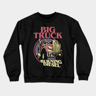 Big Truck Burning Diesel Crewneck Sweatshirt